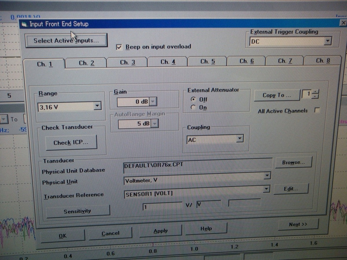 OROS OR25PCP8 FFT Analyzer 8CH 2kHz [h465130759]