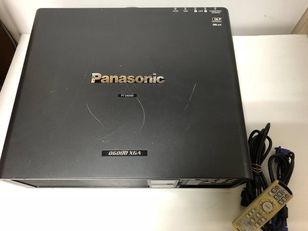 PANASONIC PT-D6000K Projector 6500 Lumens HDMI Compatible [564326548]