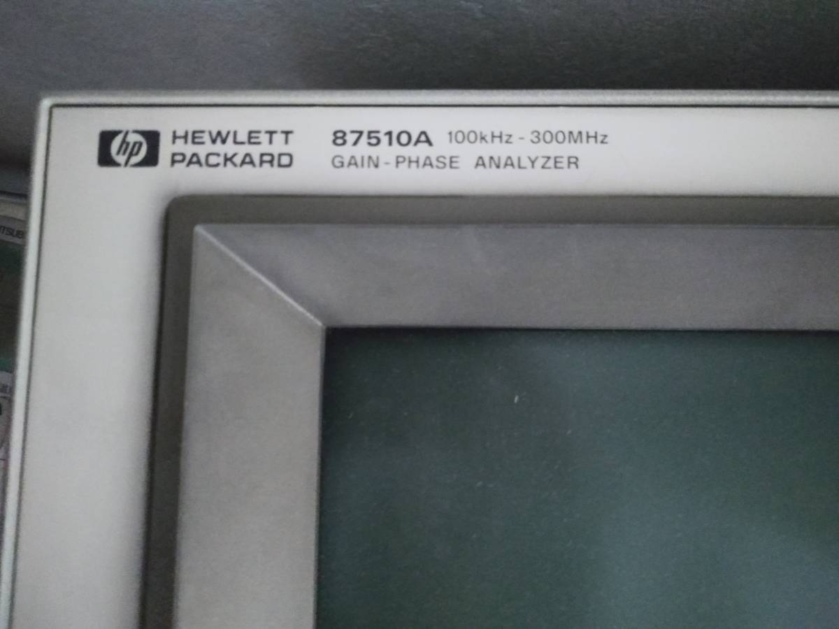 HP 87510A Gain-Phase Analyzer 100kHz-300MHz [f1001930340]