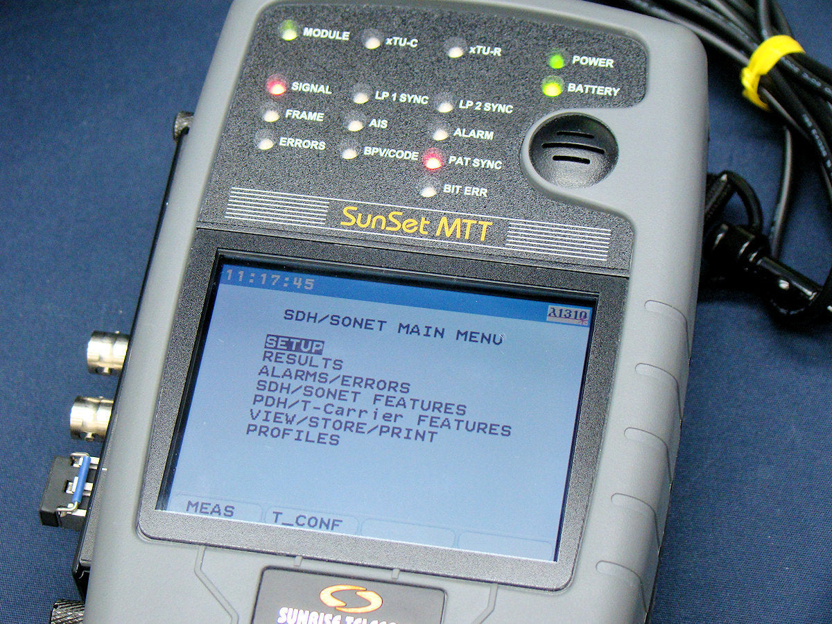 Sunrise Telecom SunSet MTT Basic Color SDH SONET Analyzer SSMTT-38 [v1041945746]