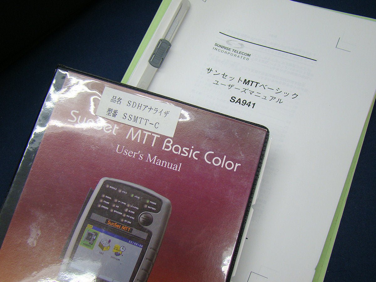 Sunrise Telecom SunSet MTT Basic Color SDH SONET Analyzer SSMTT-38 [v1041945746]
