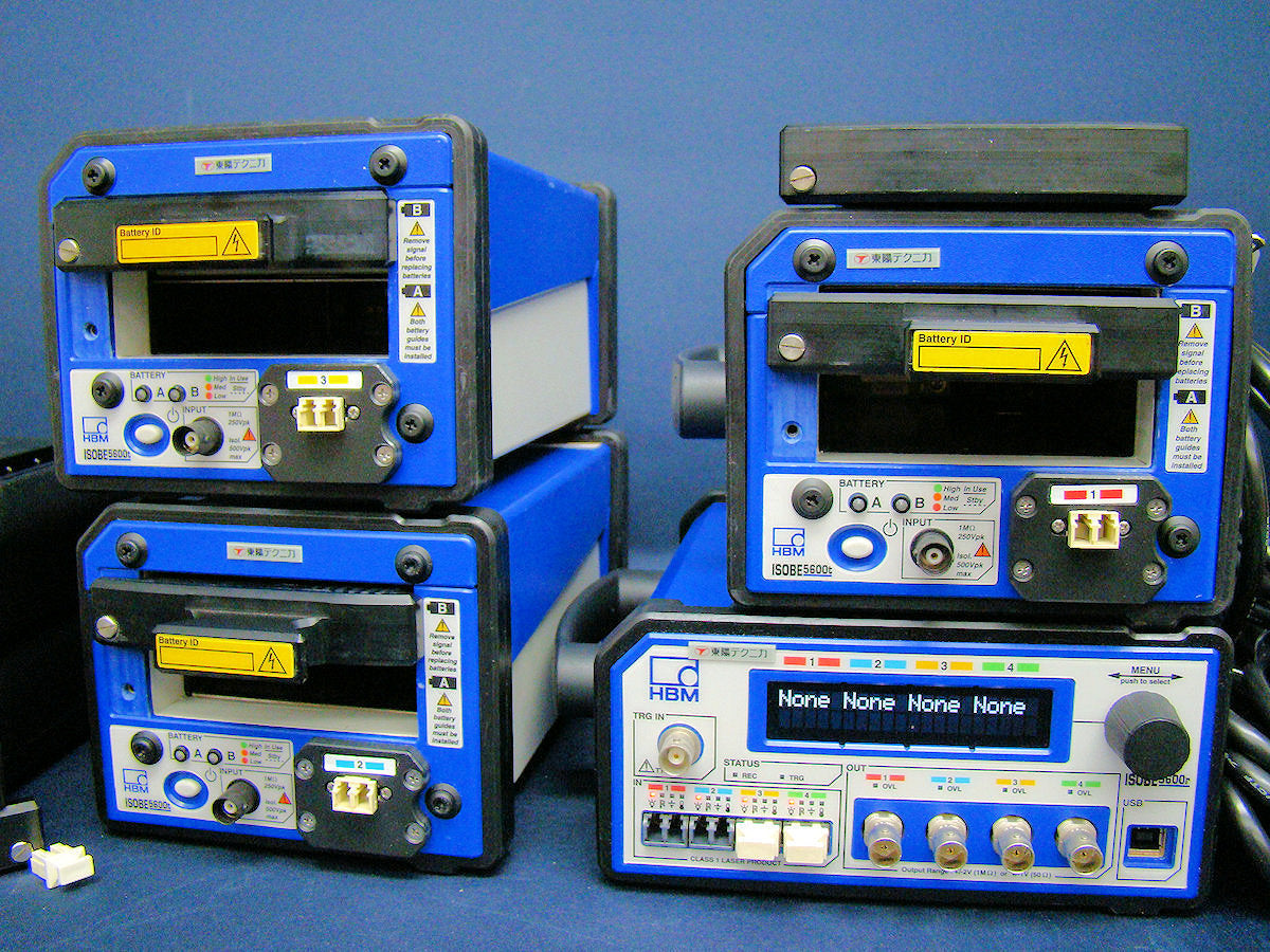 HBM ISOBE5600 High EMI Insulated Probe Floating Measurement Optical Fiber Transmission Reception Unit Set [w1041959099]