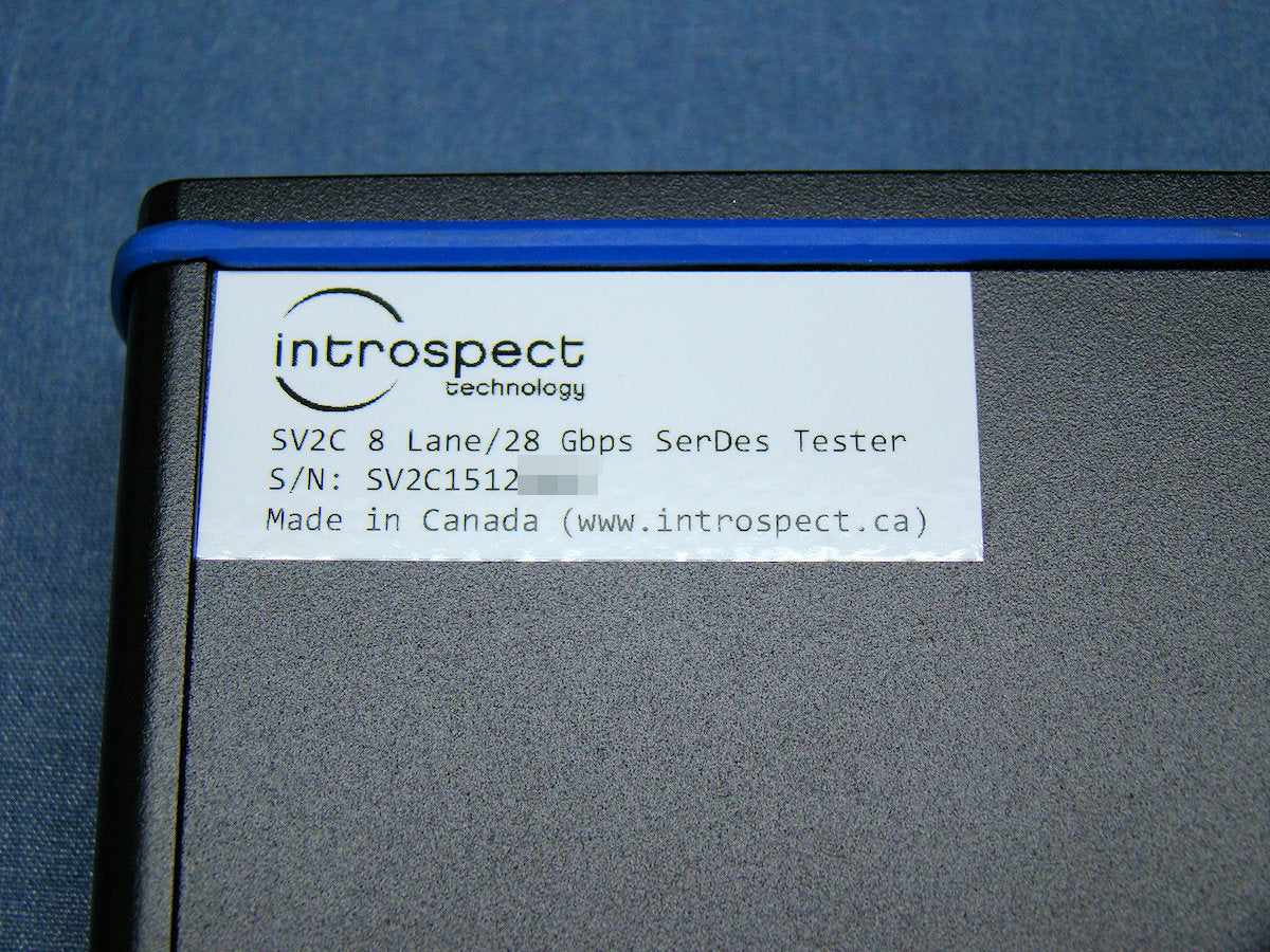 Introspect Technology SV2C-28 8-Lane 28Gbps SerDes Tester [u1043095612]