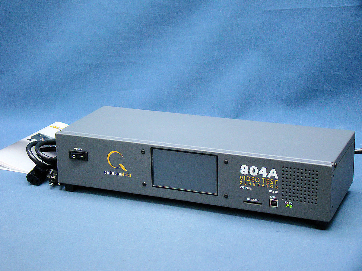 QUANTUM DATA 804A VIDEO TEST GENERATOR 4K2K HDMI2.0 (for parts or not working) [e1043146119]