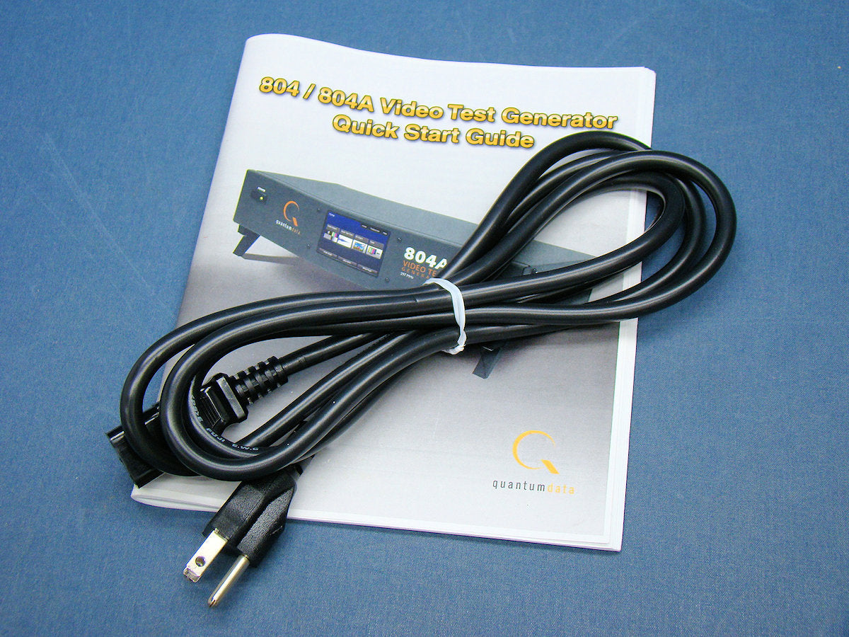QUANTUM DATA 804A VIDEO TEST GENERATOR 4K2K HDMI2.0 (for parts or not working) [e1043146119]