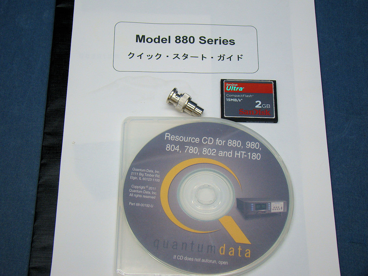 QUANTUM DATA 882E Video Test Generator Display Port 1.1a [o1043163980]