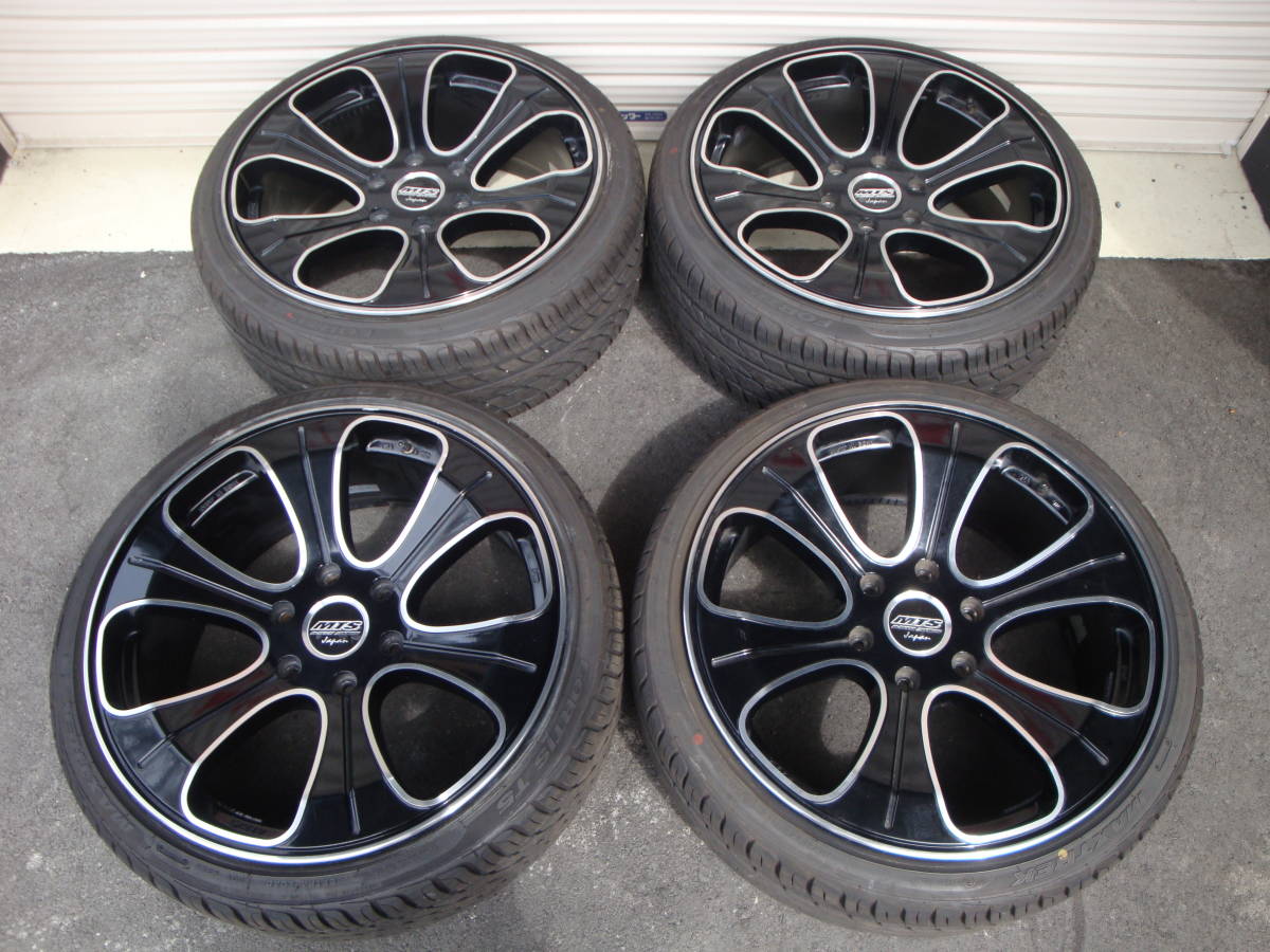 M.T.S MJ20-01S M Techno 20 Inch Aluminum Wheels + MAXTREK 225/35ZR20 Tires Set [x1048235801]