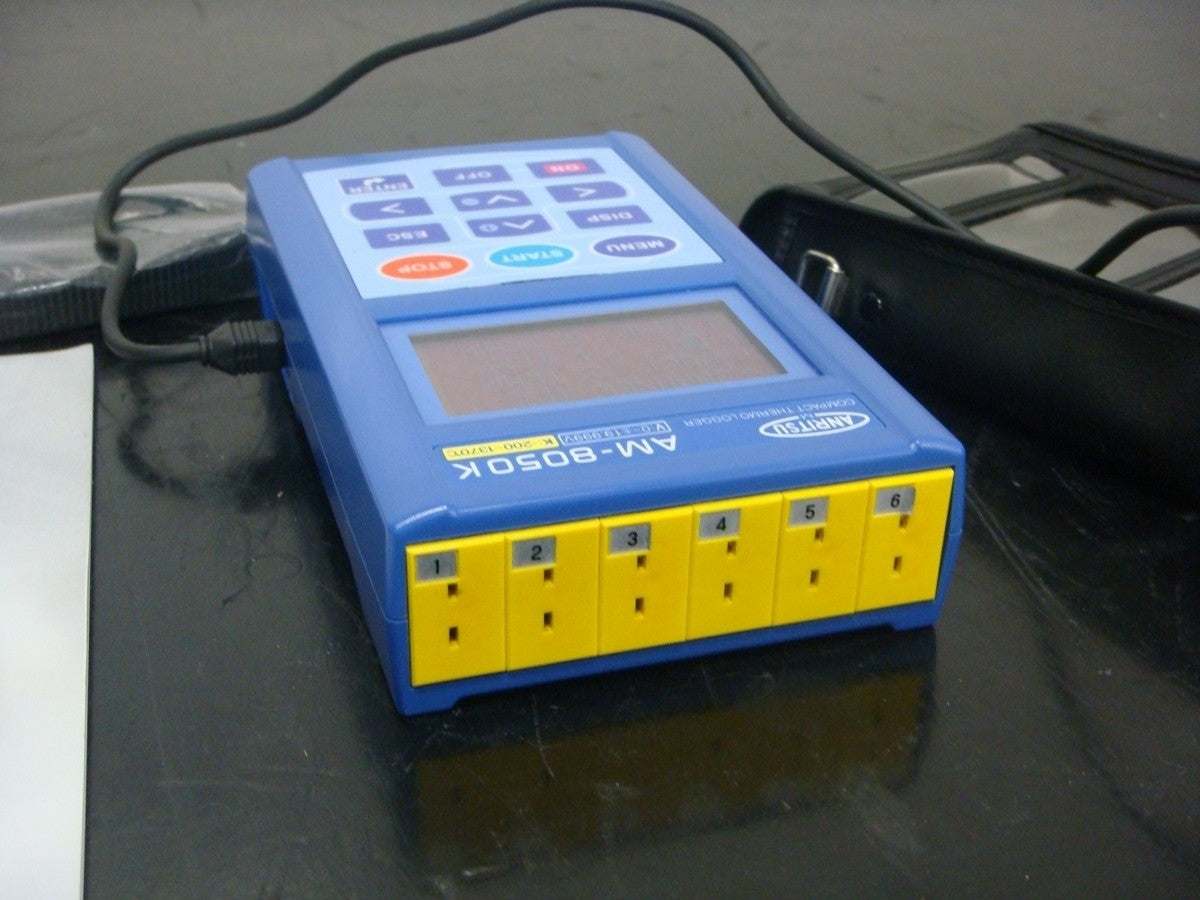 ANRITSU AM-8050K Compact Thermologger 6ch Temperature/DC Voltage -200 to 1370deg(K) [u1048609374]