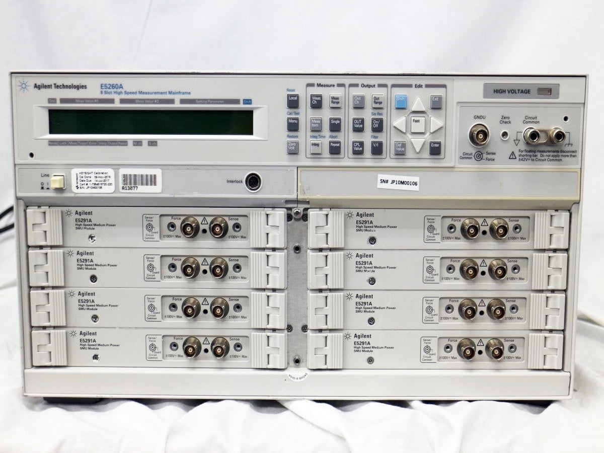 Agilent E5260A IV Analyzer with E5291A Modules [h1048595637]
