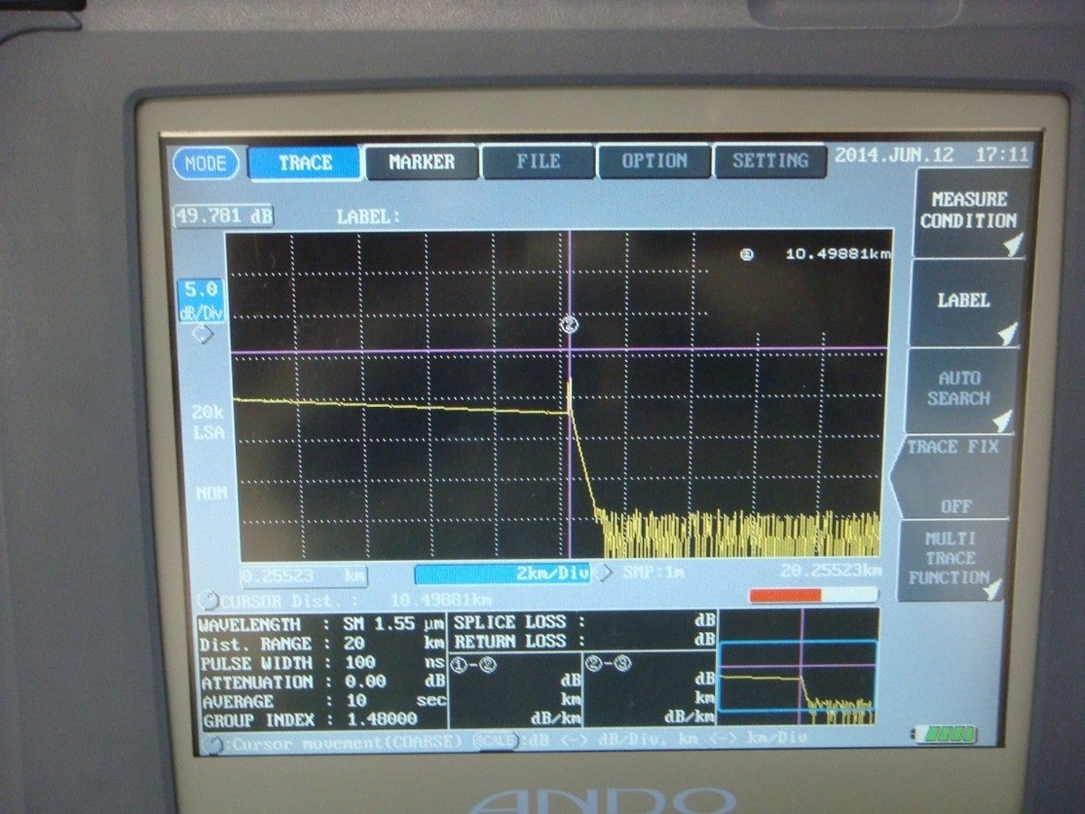 Ando AQ7260 AQ7264 OTDR 1.3/1.55um 40dB [r1048624270]