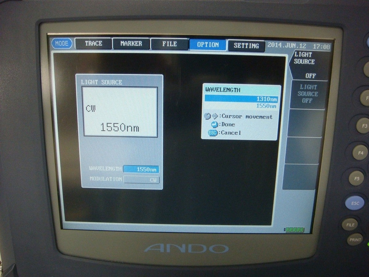 Ando AQ7260 AQ7264 OTDR 1.3/1.55um 40dB [r1048624270]