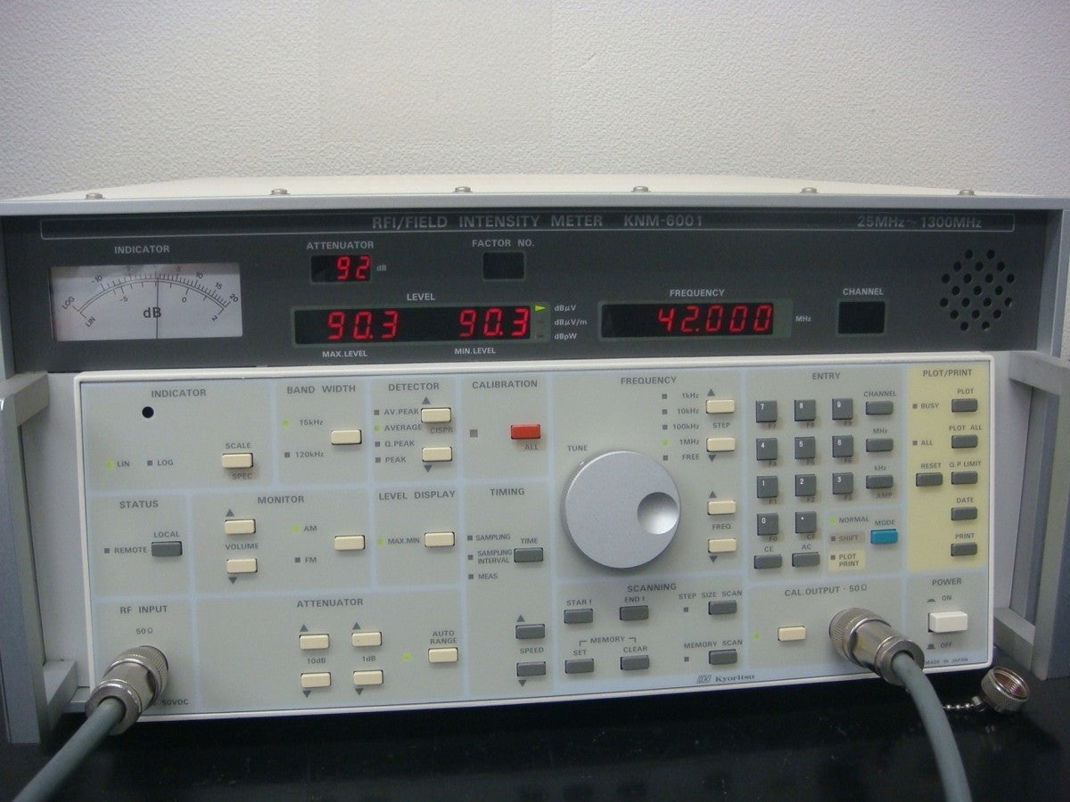 Kyoritsu KNM-6001 Interference Field Strength Meter 25-1300MHz [x1048739645]