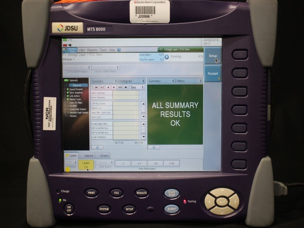 Viavi JDSU MTS8000 Scalable Multi-Test Platform 40/100G CFP [n1048741569]