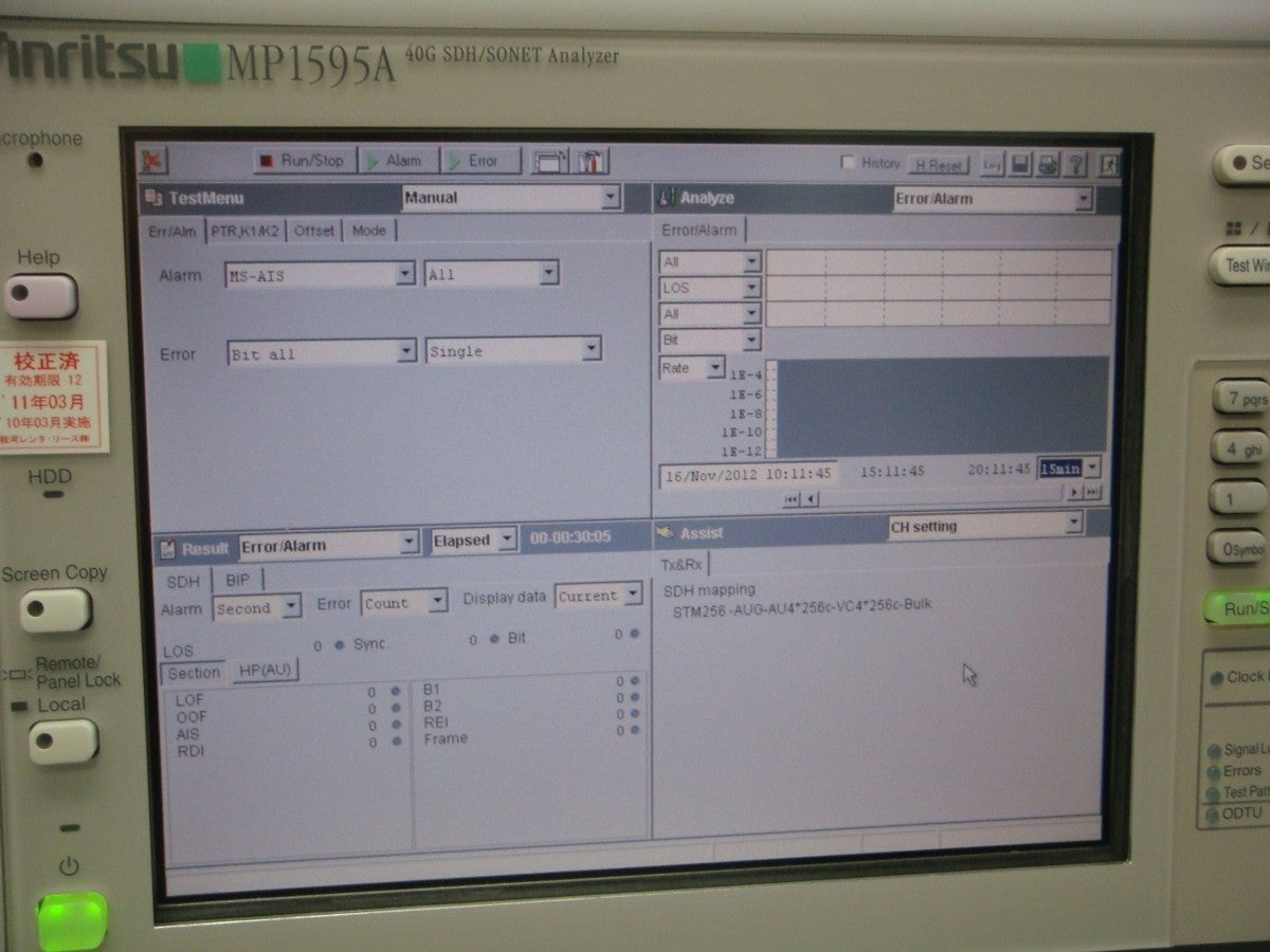 Anritsu MP1595A SDH/SONET Analyzer 40Gbps [1049669014]