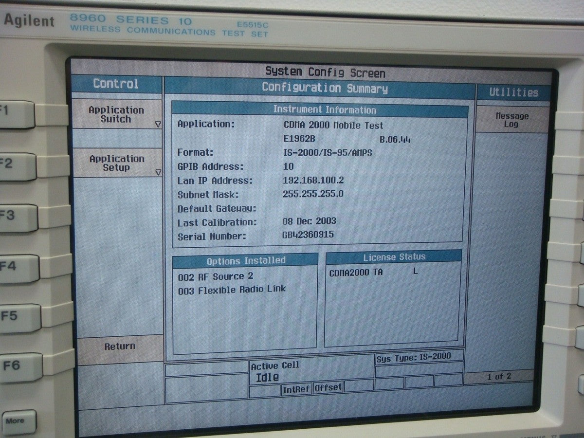 Agilent E5515C Wireless Communications Test Set [g1049656837]