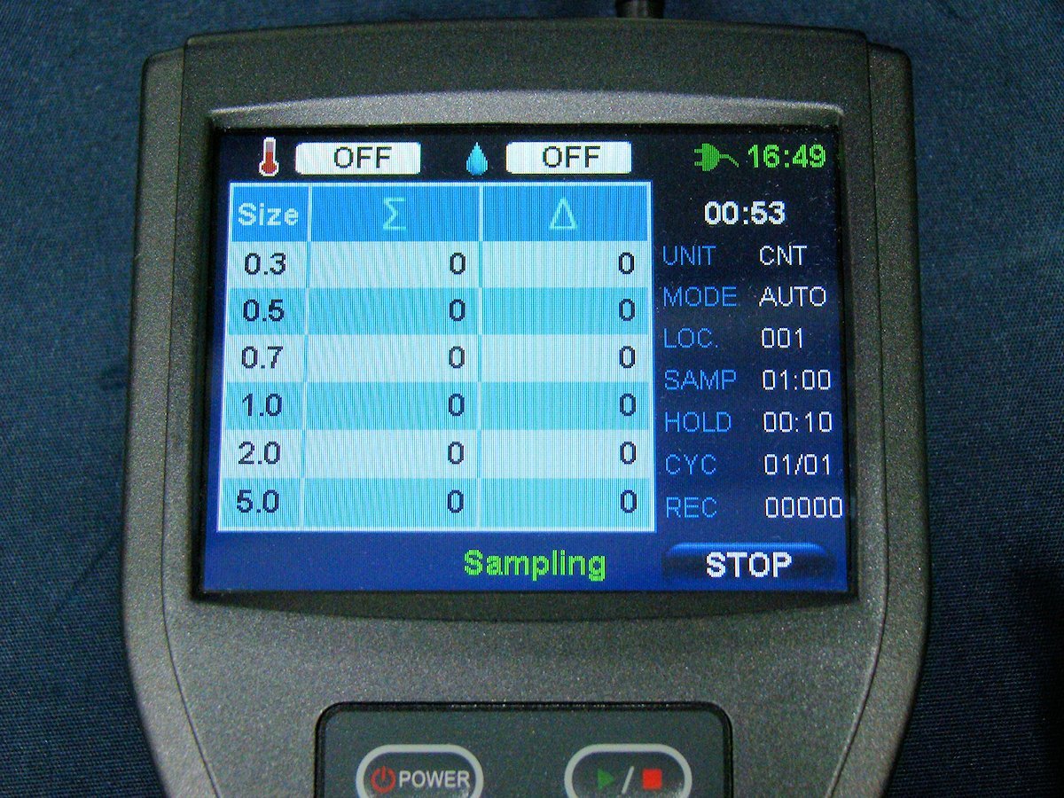 Airy Technology P611 Handheld Airborne Particle Counter [j1049675192]
