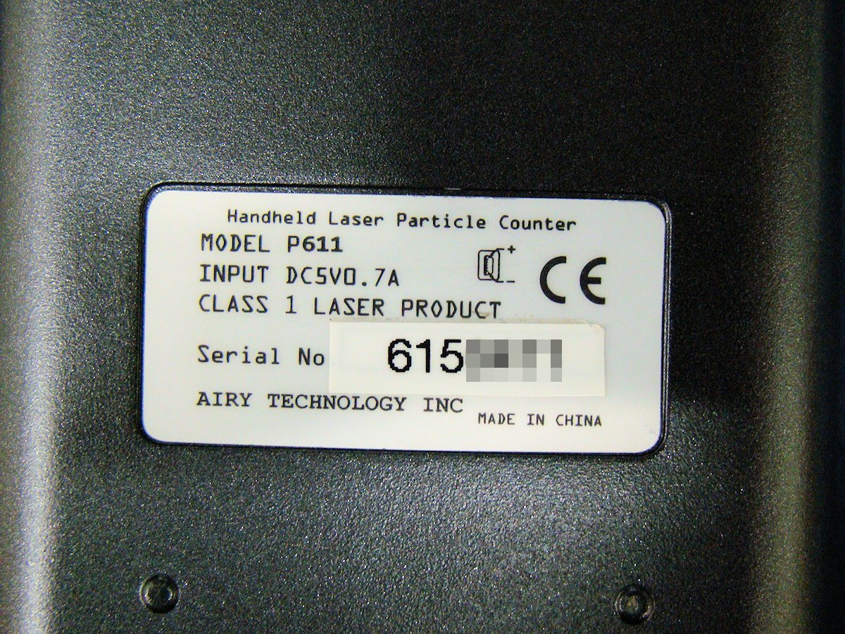 Airy Technology P611 Handheld Airborne Particle Counter [j1049675192]