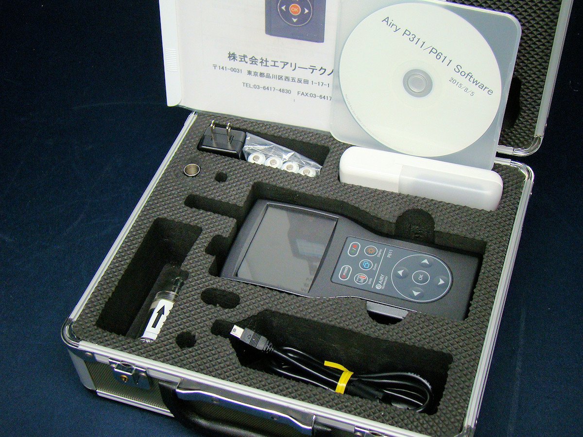 Airy Technology P611 Handheld Airborne Particle Counter [j1049675192]