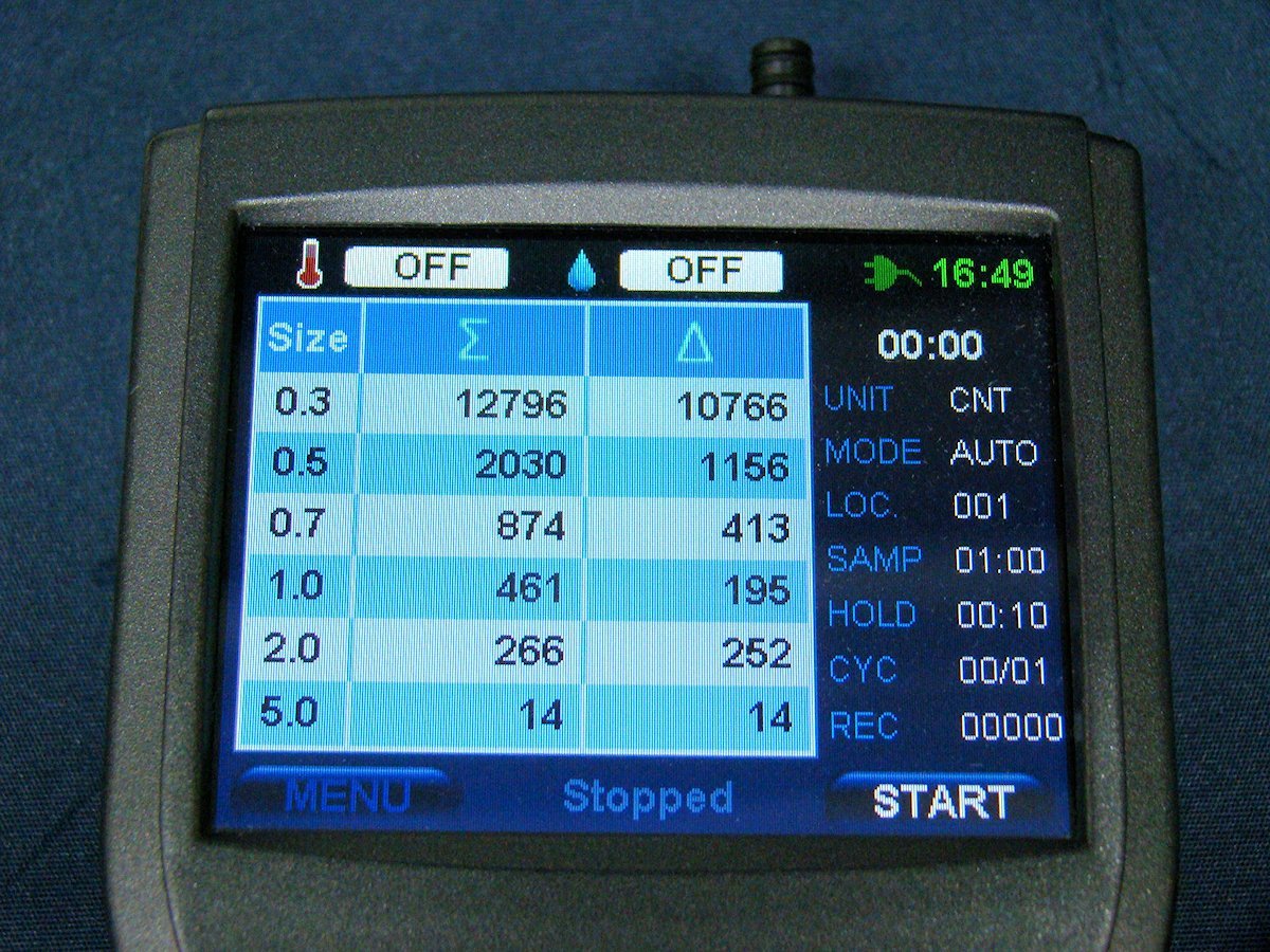 Airy Technology P611 Handheld Airborne Particle Counter [j1049675192]