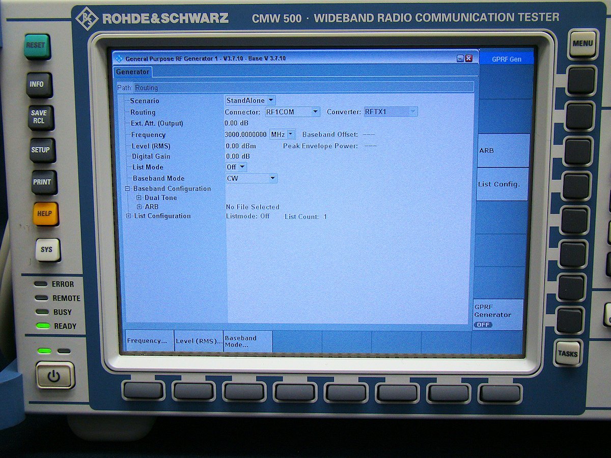 Rohde & Schwarz CMW500 Wideband Radio Communication Tester 6GHz [q1050164529]