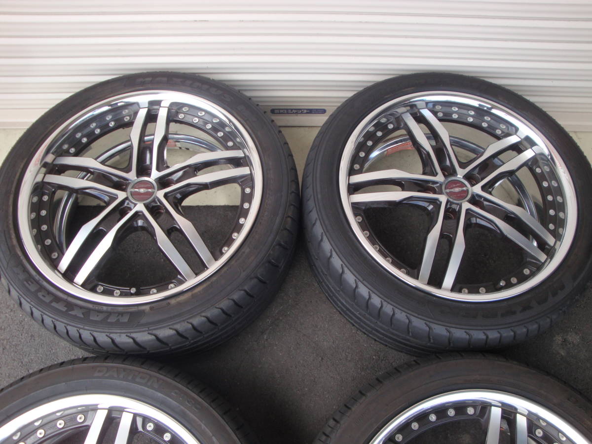 AME Sharen 19 Inch Aluminum Wheels + DAYTON 245/40R19 Tires + MAXTREK 245/40ZR19 Tires Set of 4 [k1053823051]