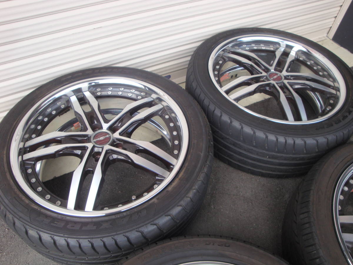 AME Sharen 19 Inch Aluminum Wheels + DAYTON 245/40R19 Tires + MAXTREK 245/40ZR19 Tires Set of 4 [k1053823051]