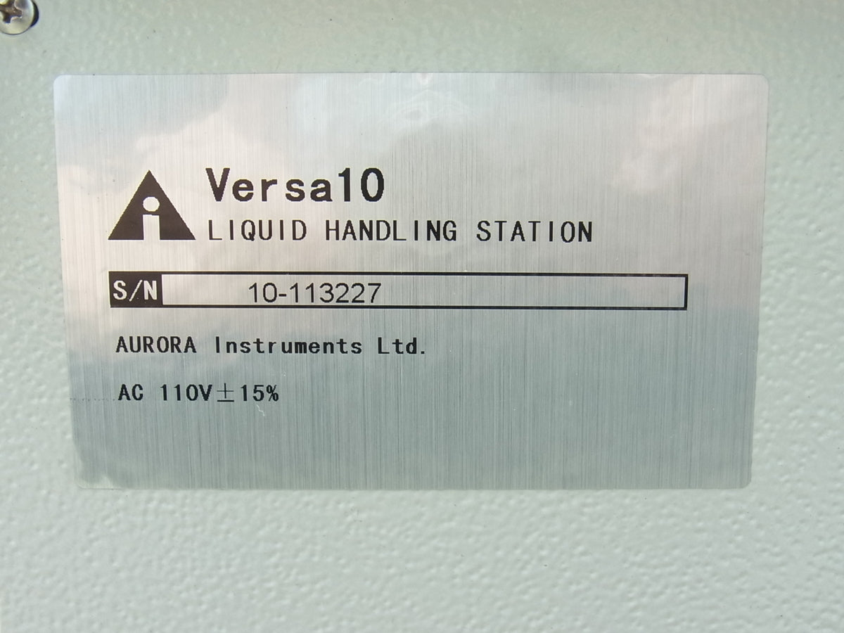 AURORA Instruments Ltd VERSA 10 Liquid Handling Workstation [j1054374154]