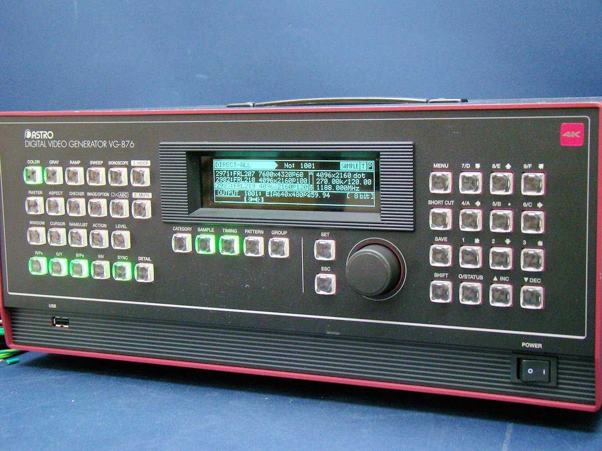 Astro VG-876 8K 4K DP HDMI Digital Video Signal Generator VT-7007 [t1055144023]