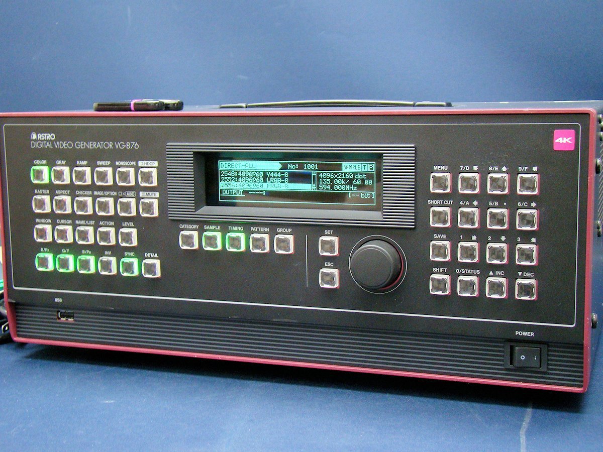 Astro VG-876 4K HDMI Digital Video Signal Generator VT-7004-A [g1055153475]