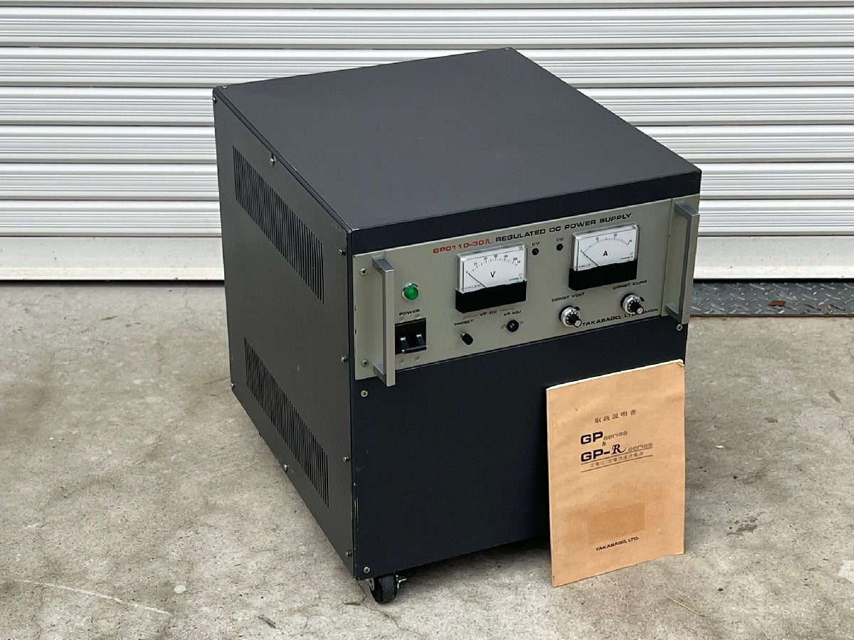 Takasago GP0110-30R DC Power Supply Constant Voltage Constant Current [b1055349871]