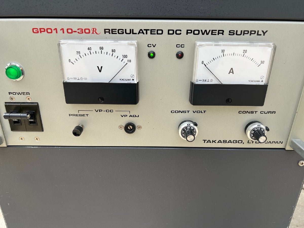 Takasago GP0110-30R DC Power Supply Constant Voltage Constant Current [b1055349871]