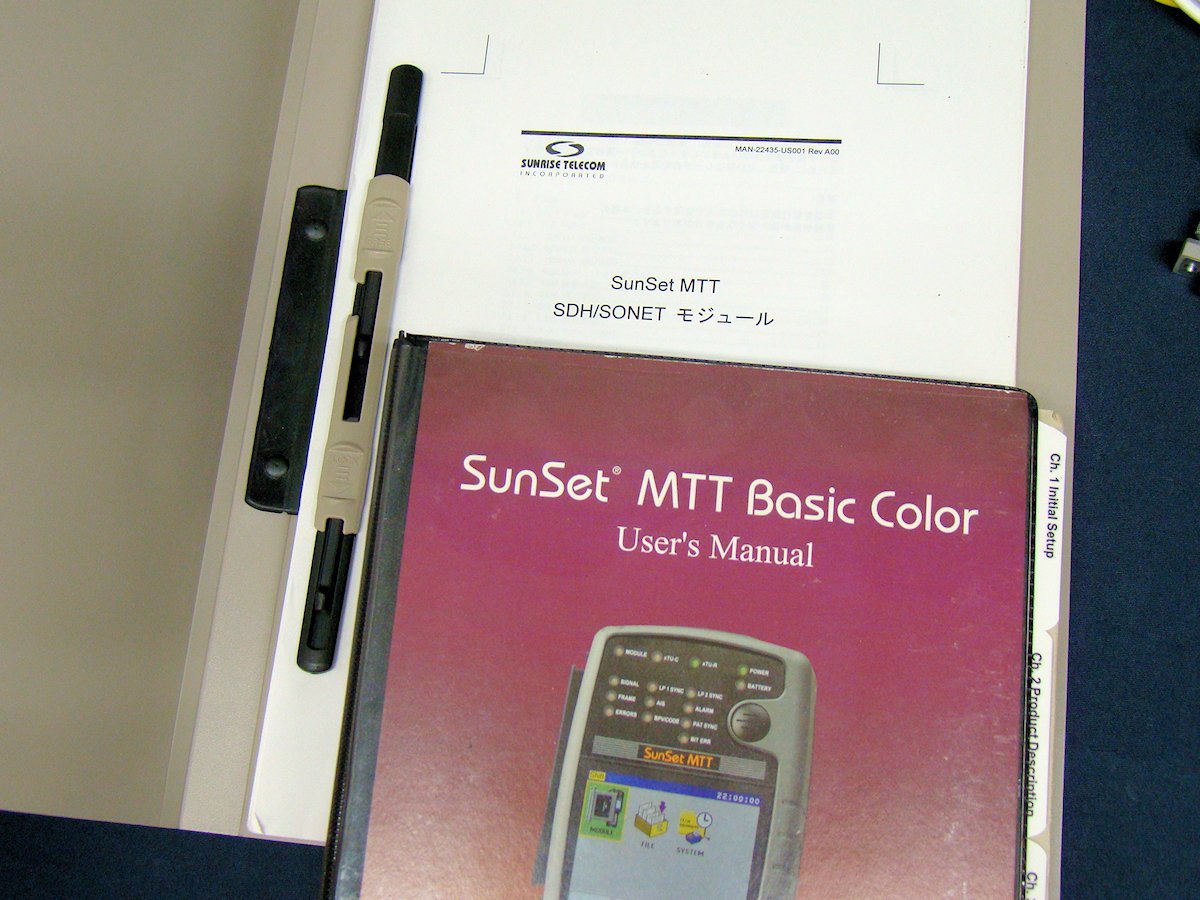 Sunrise Telecom SunSet MTT Basic Color SDH SONET Analyzer [p1063777965]