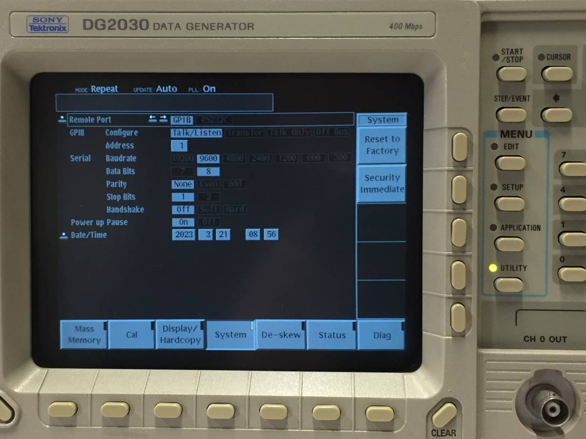 Sony Tektronix DG2030 Data Generator (as-is) [d1085681311]