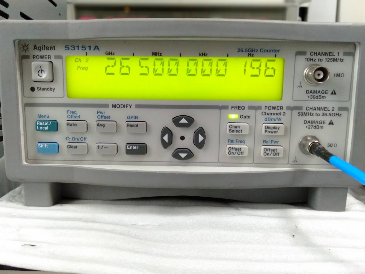 Agilent Technologies 53151A CW Microwave Counter 26.5GHz [n1090557248]