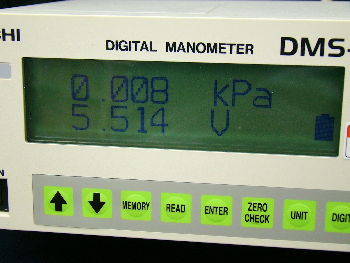 HITACHI DMS-7A-2K Digital Manometer Pressure Gauge 2kPa [1091498065]