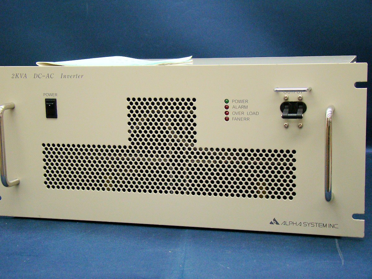Alpha System 2KG100-100A DC-AC Inverter 2KVA 1.6kW Input DC100V Output AC100V [u1092817831]