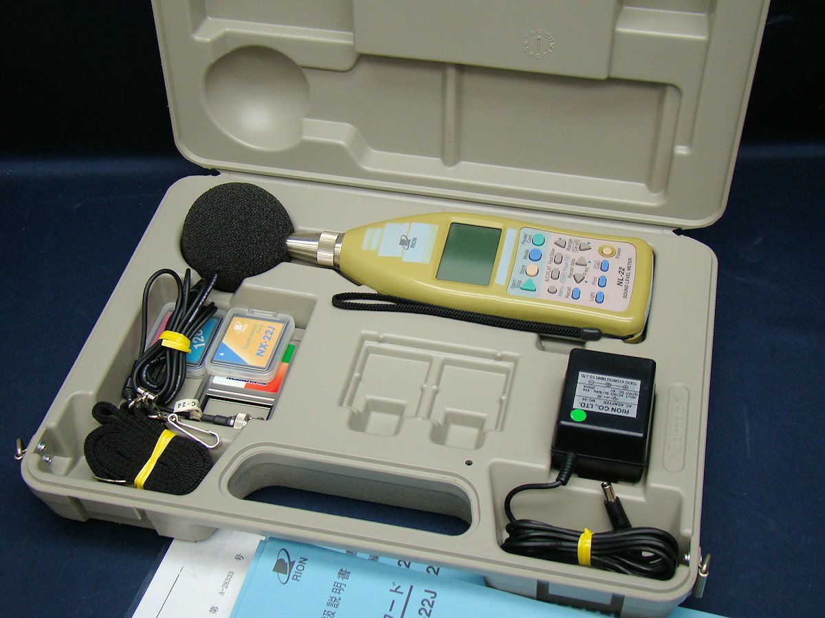 RION NL-22 Sound Level Meter with NX-22J Sound Monitor Card [u1096214183]