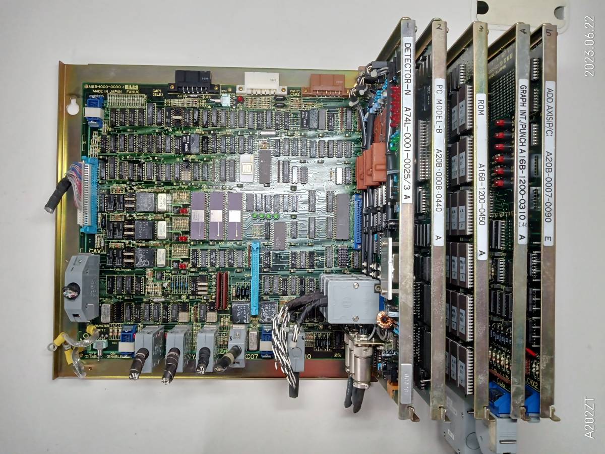 FANUC A16-1000-0030/05C Circuit Board A20B-007-0090 E A16B-1200-03150 A A16B-1200-0450 A A74L-0001-0025/3 A A20B-0008-0440 A [m1097670129]