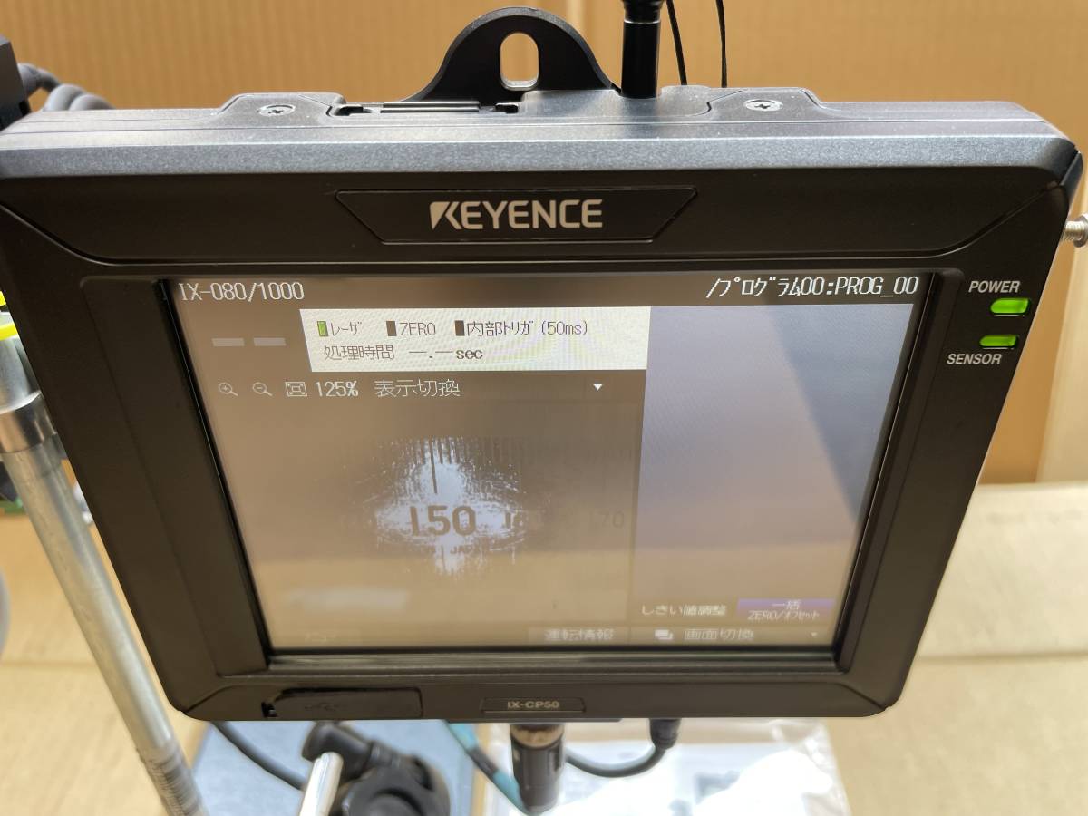 KEYENCE IX-CP50 Laser Displacement Sensor with Built-in Camera IX Series [c1097856592]