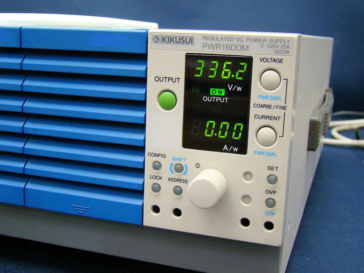 Kikusui PWR1600M Regulated DC Power Supply 0-320V 0-25A 1600W [x1101131301]