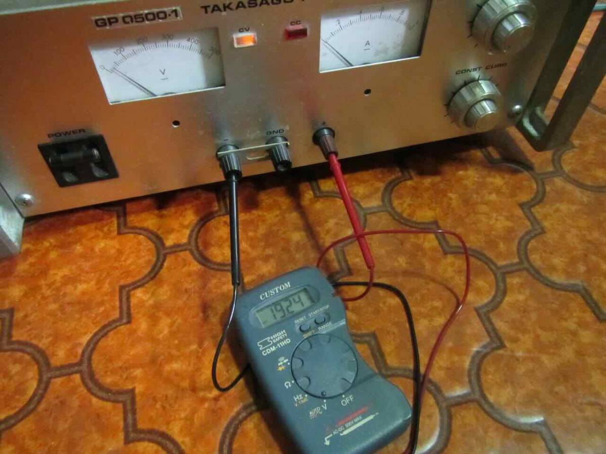 Takasago GP0500-1 DC Stabilized Power Supply 0-500V 0-1A [s1102099467]