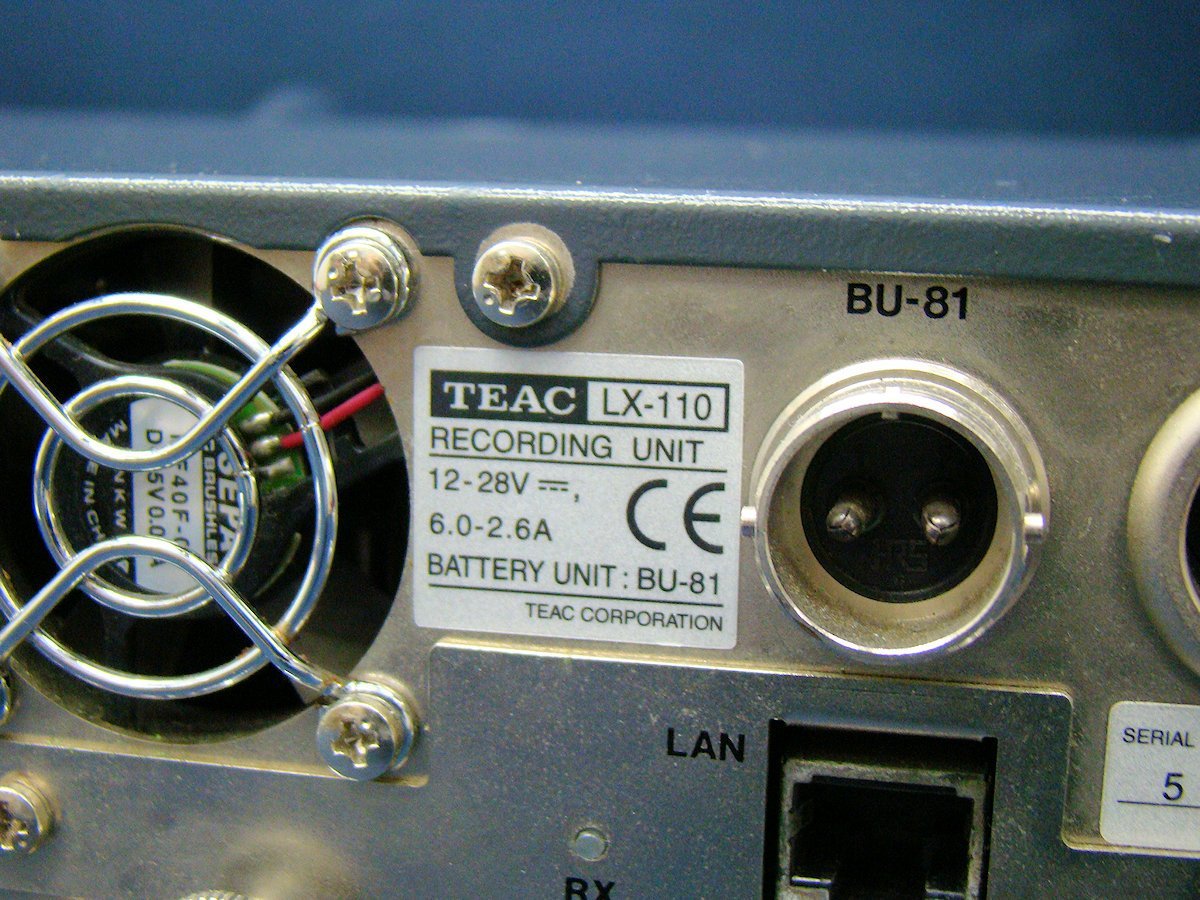 TEAC LX-110 Recording Unit DC Input 32CH [l1105381122]