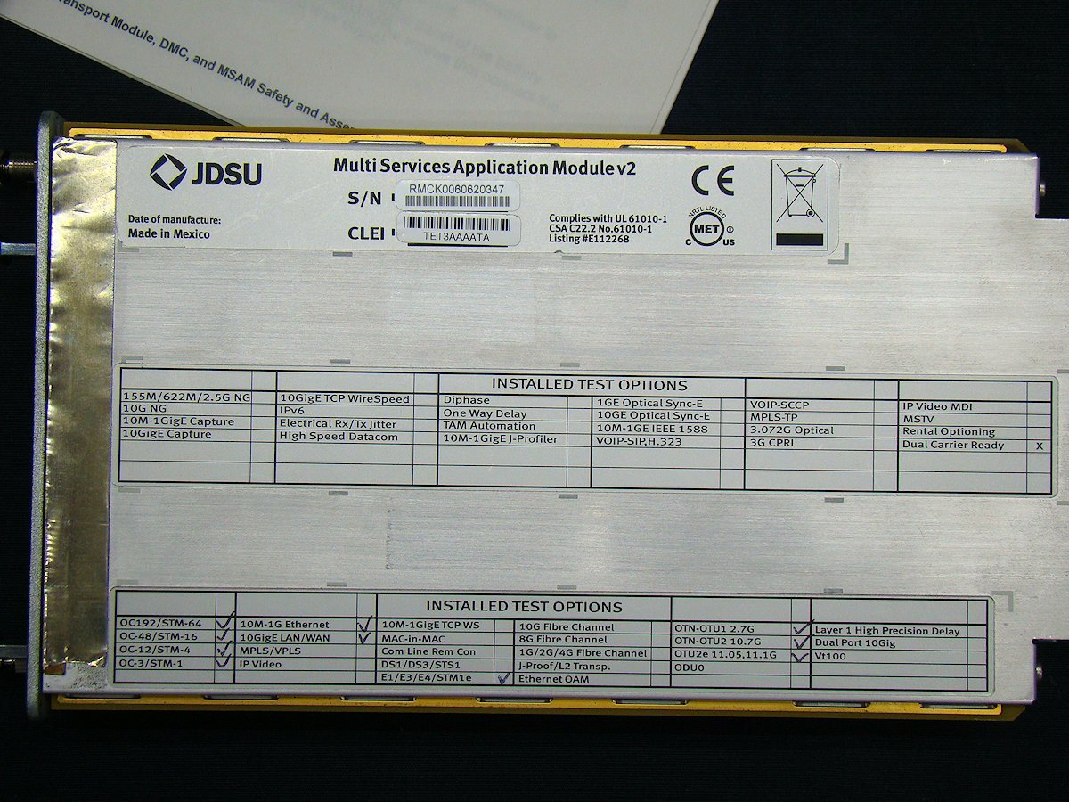 Viavi JDSU C1010V2 10G Transport Module [s1107859666]