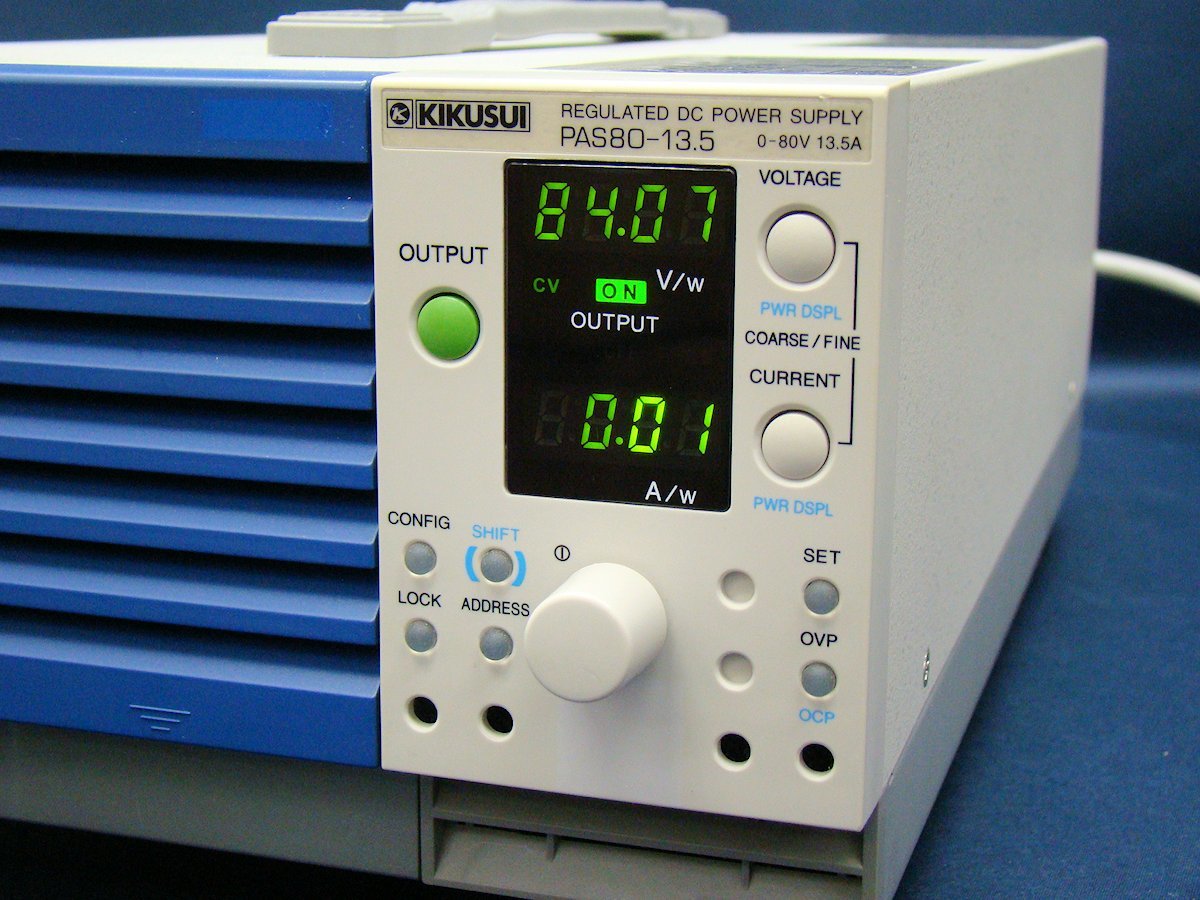 KIKUSUI PAS80-13.5 DC Power Supply Switching Type 80V 13.5A [1108121578]