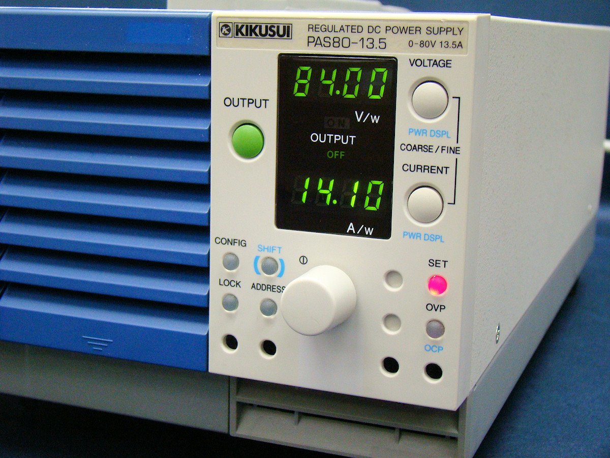 KIKUSUI PAS80-13.5 DC Power Supply Switching Type 80V 13.5A [1108121578]