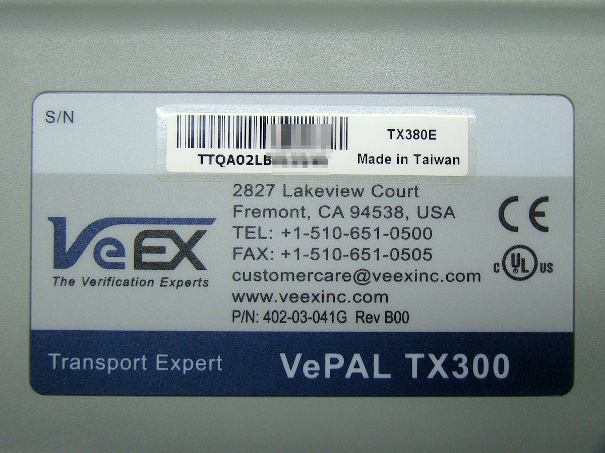 VeEX TX300E Handheld SDH Ethernet Tester Transport Expert [u1113075789]