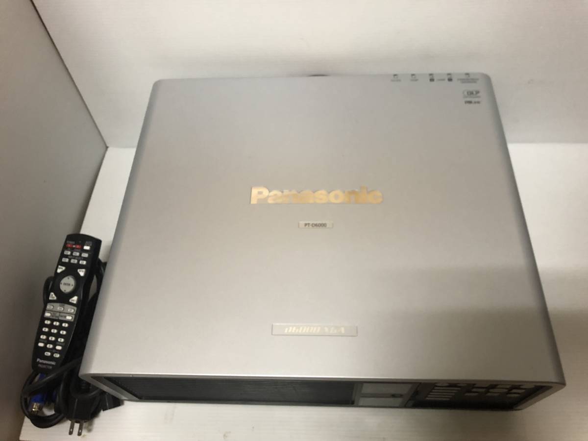 PANASONIC PT-D6000S Projector 6500 Lumens Screen Size 50-600 inches HDMI Compatible [m1114278411]