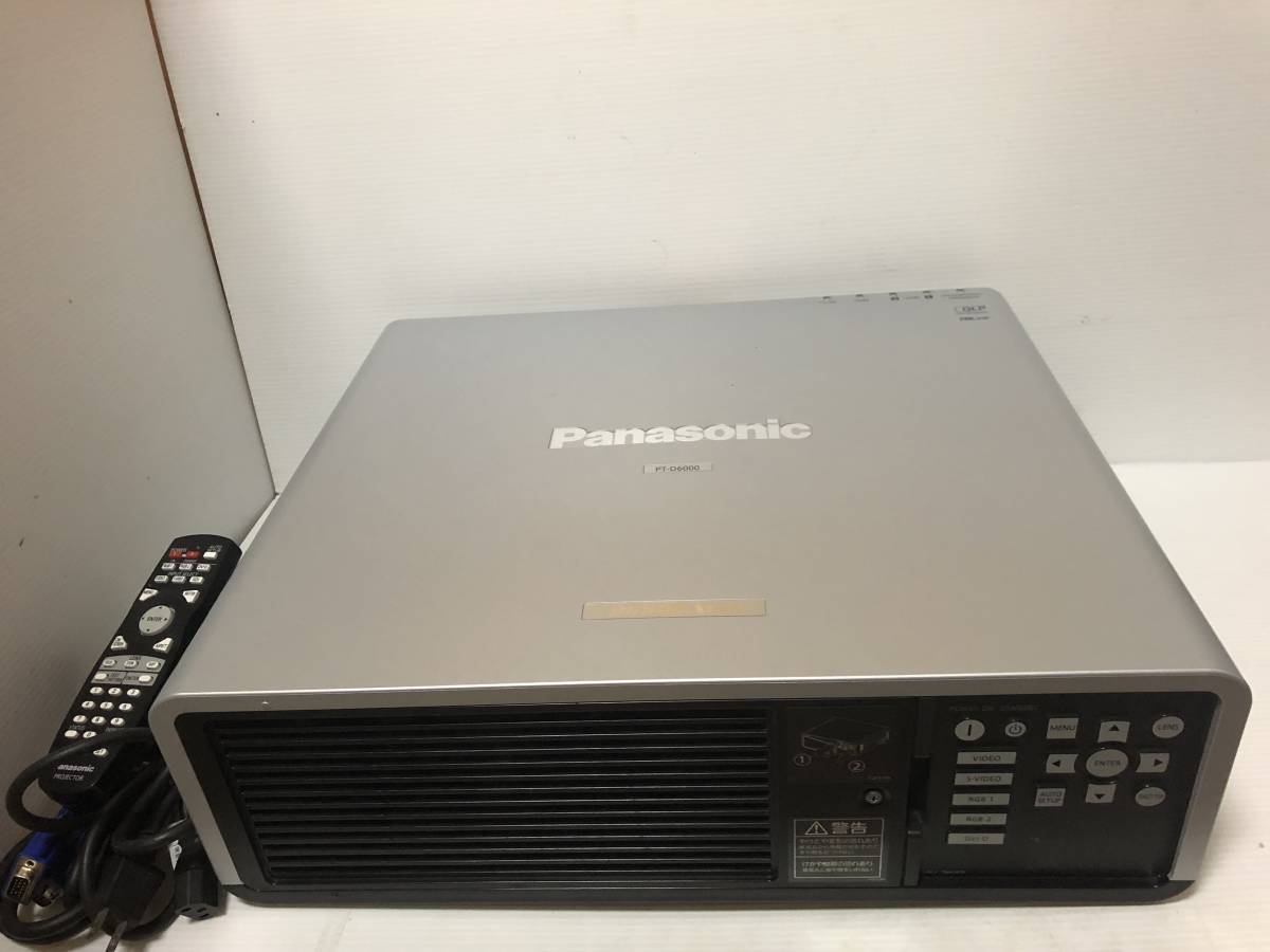 PANASONIC PT-D6000S Projector 6500 Lumens Screen Size 50-600 inches HDMI Compatible [m1114278411]