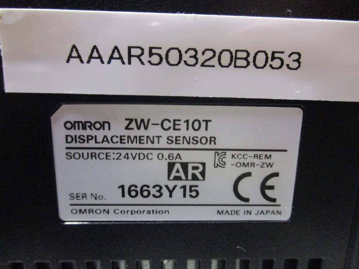 OMRON ZW-CE10T Displacement Sensor with ZW-S07 ZW-XPT2 RS-232C Cable [k1115513083]