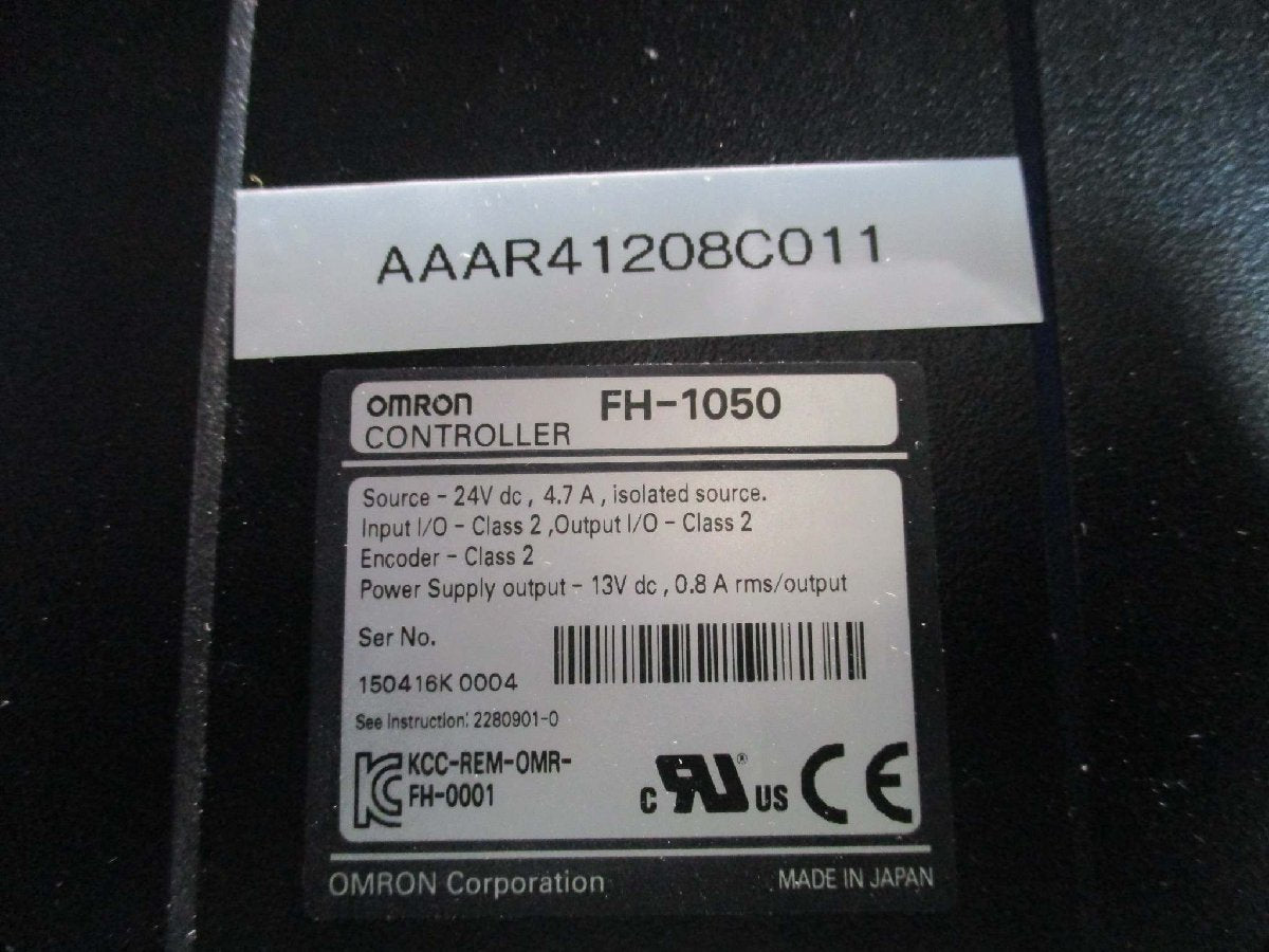OMRON FH-1050 FZ-S Image Processing System [k1115512542]